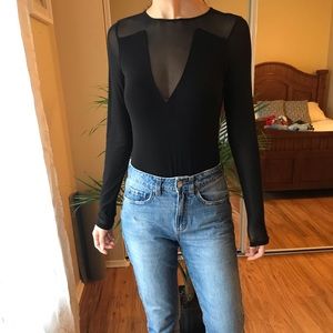 Mesh black H&M bodysuit
